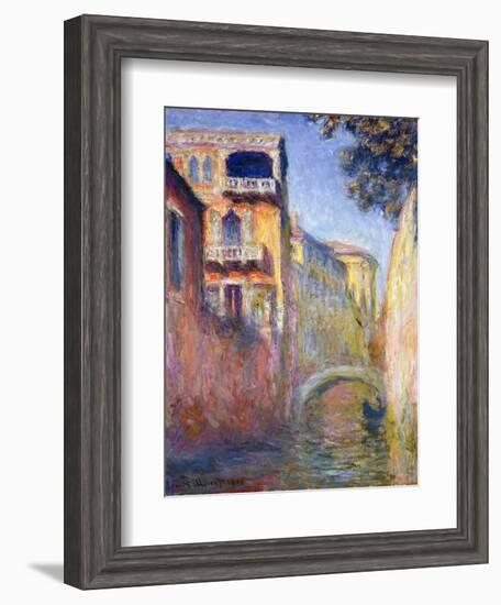 Le Rio de La Salute, 1908-Claude Monet-Framed Giclee Print