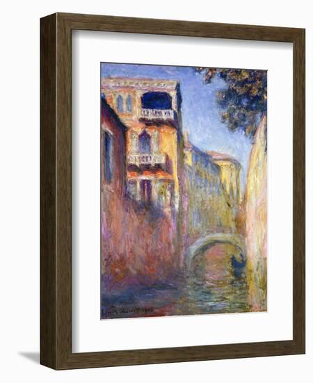 Le Rio de La Salute, 1908-Claude Monet-Framed Giclee Print