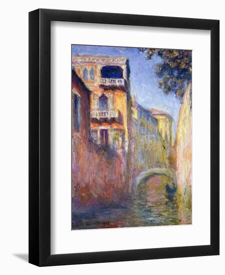 Le Rio de La Salute, 1908-Claude Monet-Framed Giclee Print