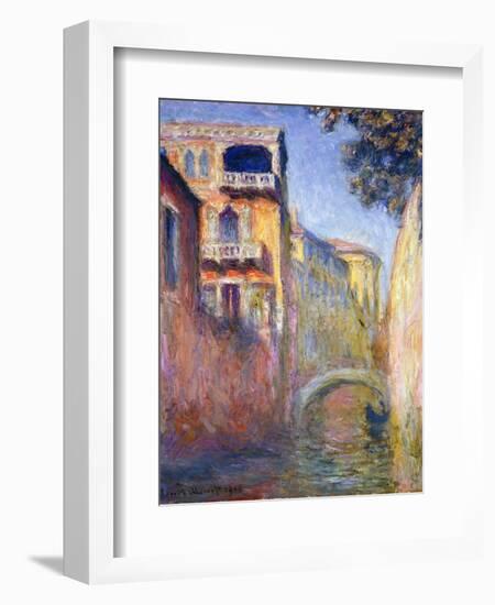 Le Rio de La Salute, 1908-Claude Monet-Framed Giclee Print