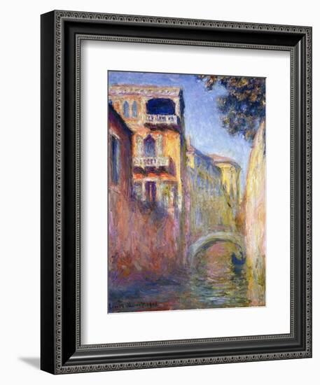 Le Rio de La Salute, 1908-Claude Monet-Framed Giclee Print