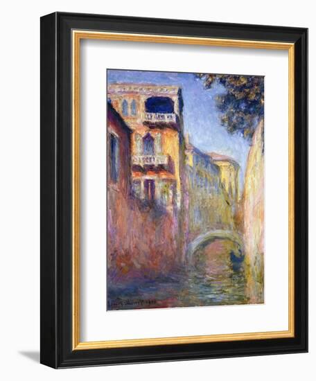 Le Rio de La Salute, 1908-Claude Monet-Framed Giclee Print