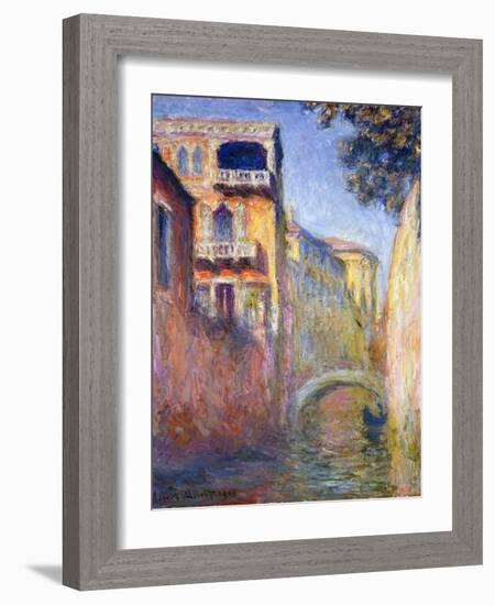 Le Rio de la Salute-Claude Monet-Framed Giclee Print