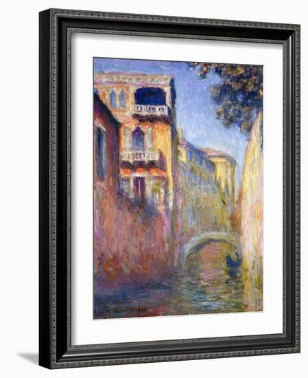 Le Rio de la Salute-Claude Monet-Framed Giclee Print