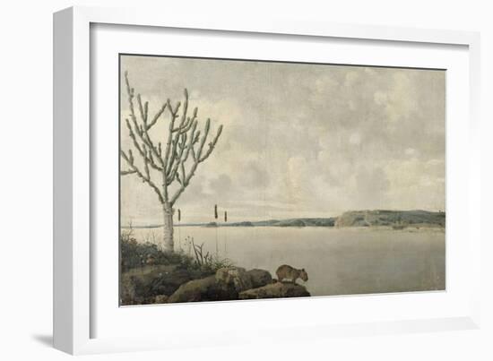 Le Rio Sao Francisco et le Fort Maurice au Brésil-Frans Post-Framed Giclee Print