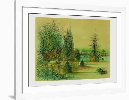 Le Rivage Enchanté-Jean Carzou-Framed Limited Edition