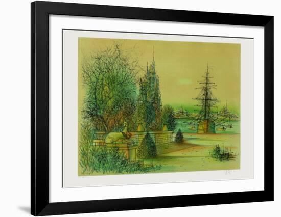 Le Rivage Enchanté-Jean Carzou-Framed Limited Edition