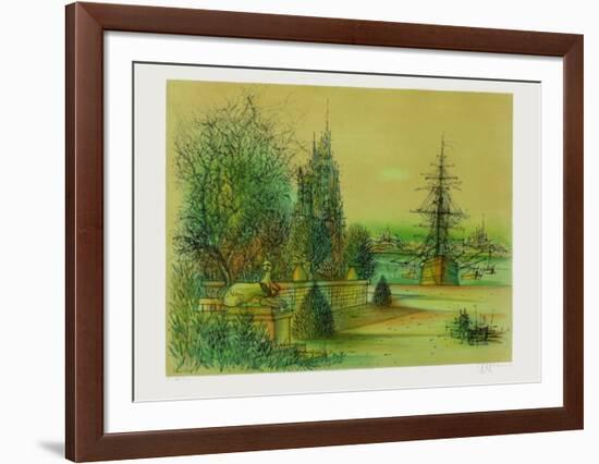 Le Rivage Enchanté-Jean Carzou-Framed Limited Edition