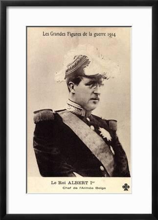 Le Roi Albert I Chef De L Armee Belge Guerre 1914 Giclee Print Art Com