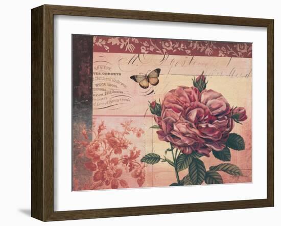 Le Rose a Monte I-Kimberly Poloson-Framed Art Print