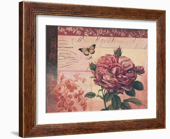 Le Rose a Monte I-Kimberly Poloson-Framed Art Print