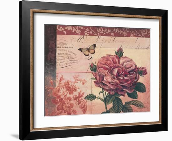 Le Rose a Monte I-Kimberly Poloson-Framed Art Print