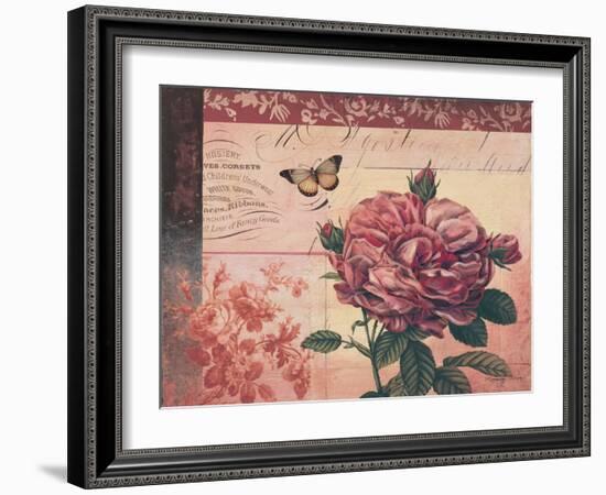 Le Rose a Monte I-Kimberly Poloson-Framed Art Print