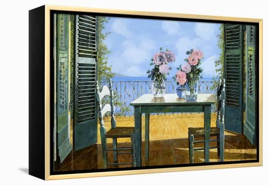 Le Rose E Il Balcone-Guido Borelli-Framed Premier Image Canvas