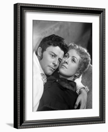 Le Rouge and le Noir by Claude Autant Lara with Gerard Philipe and Danielle Darrieux, 1954 (d'apres-null-Framed Photo