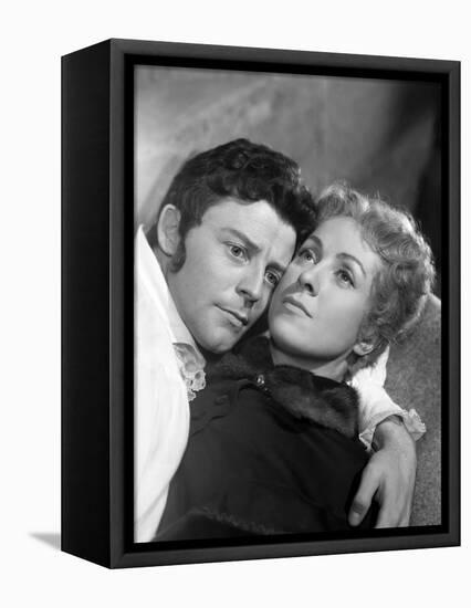 Le Rouge and le Noir by Claude Autant Lara with Gerard Philipe and Danielle Darrieux, 1954 (d'apres-null-Framed Stretched Canvas