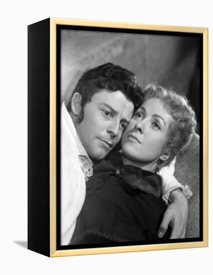 Le Rouge and le Noir by Claude Autant Lara with Gerard Philipe and Danielle Darrieux, 1954 (d'apres-null-Framed Stretched Canvas