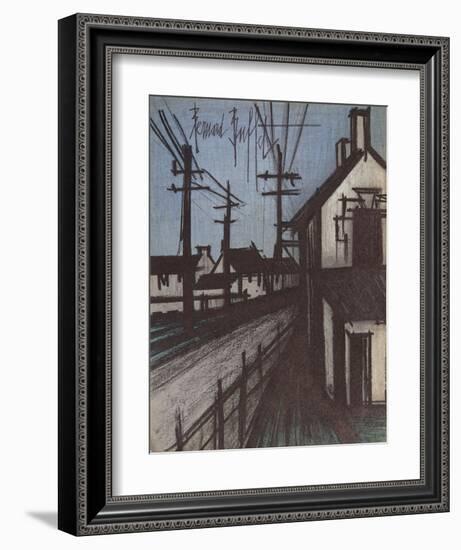 Le Route sur Village-Bernard Buffet-Framed Collectable Print