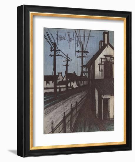 Le Route sur Village-Bernard Buffet-Framed Collectable Print