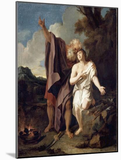 Le Sacrifice d'Abraham-Antoine Coypel-Mounted Giclee Print