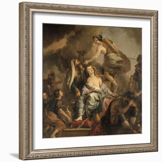 Le sacrifice d'Iphigénie-Charles de La Fosse-Framed Giclee Print