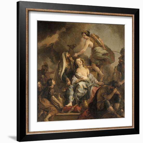 Le sacrifice d'Iphigénie-Charles de La Fosse-Framed Giclee Print