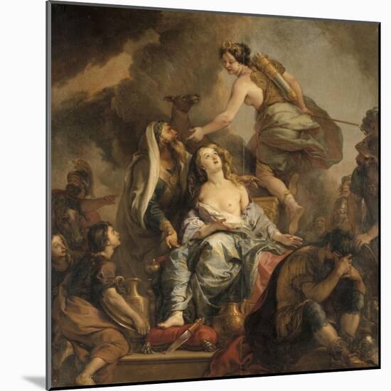 Le sacrifice d'Iphigénie-Charles de La Fosse-Mounted Giclee Print