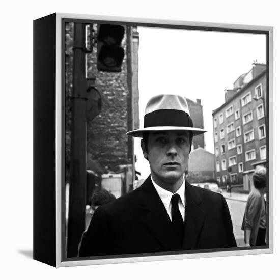 Le Samourai by Jean-Pierre Melville with Alain Delon, 1967 (photo)-null-Framed Stretched Canvas