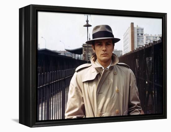 Le Samourai by Jean-Pierre Melville with Alain Delon, 1967 (photo)-null-Framed Stretched Canvas