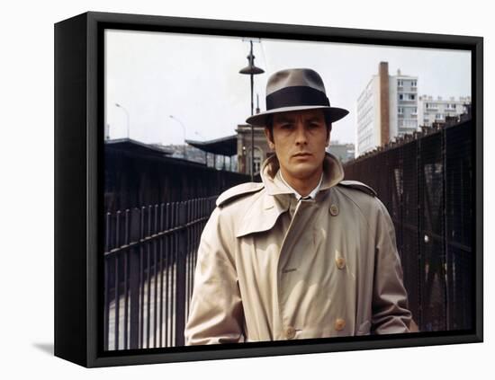 Le Samourai by Jean-Pierre Melville with Alain Delon, 1967 (photo)-null-Framed Stretched Canvas