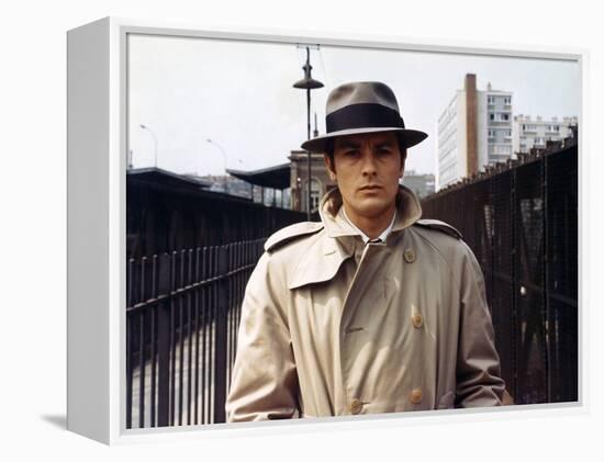 Le Samourai by Jean-Pierre Melville with Alain Delon, 1967 (photo)-null-Framed Stretched Canvas