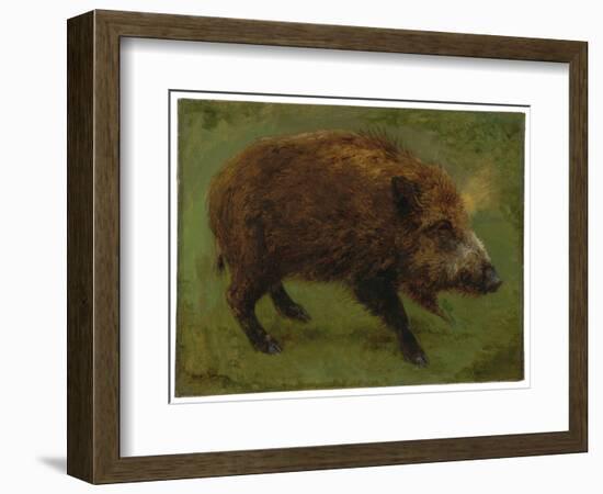 Le Sanglier (Oil on Canvas)-Rosa Bonheur-Framed Giclee Print