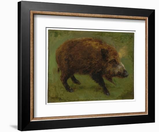 Le Sanglier (Oil on Canvas)-Rosa Bonheur-Framed Giclee Print