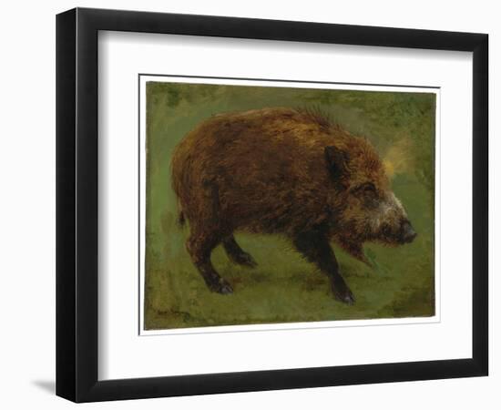 Le Sanglier (Oil on Canvas)-Rosa Bonheur-Framed Giclee Print