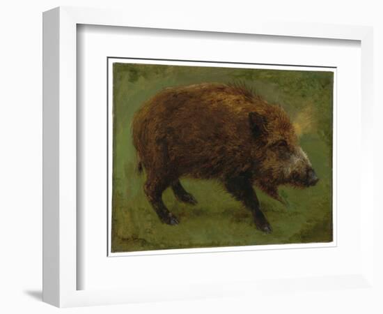 Le Sanglier (Oil on Canvas)-Rosa Bonheur-Framed Giclee Print