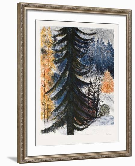 Le sapin solitaire-Guy Bardone-Framed Limited Edition