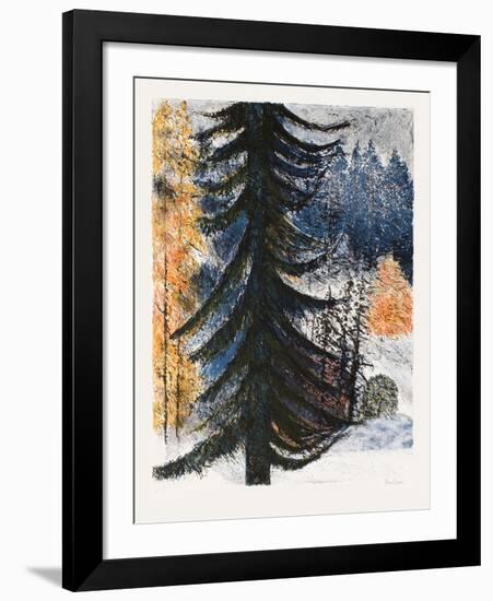 Le sapin solitaire-Guy Bardone-Framed Limited Edition