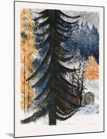 Le sapin solitaire-Guy Bardone-Mounted Limited Edition