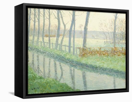 Le Sausseron, Nesles-La Vallee, C.1891-Gustave Loiseau-Framed Premier Image Canvas