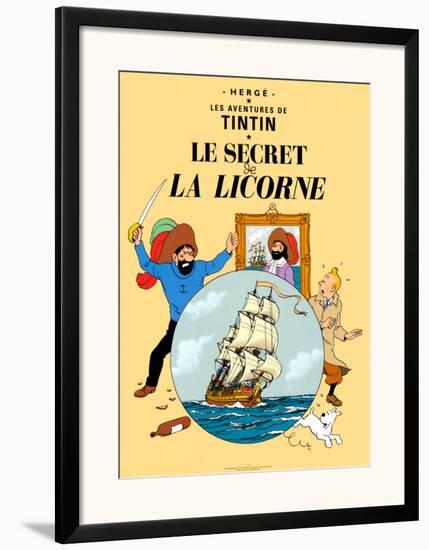 Le Secret de la Licorne, c.1943-Hergé (Georges Rémi)-Framed Art Print