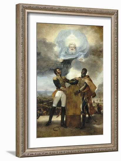 Le Serment des Ancêtres-Guillaume Guillon Lethière-Framed Giclee Print