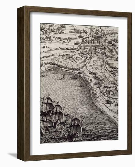 Le Siège de La Rochelle : planche FG-Jacques Callot-Framed Giclee Print