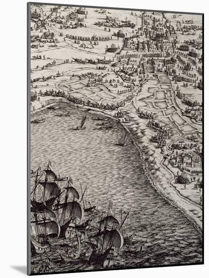 Le Siège de La Rochelle : planche FG-Jacques Callot-Mounted Giclee Print