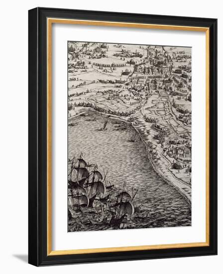 Le Siège de La Rochelle : planche FG-Jacques Callot-Framed Giclee Print