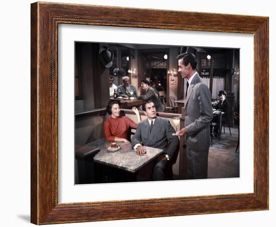 Le Soleil se leve aussi SUN ALSO RISES by HenryKing with Ava Gardner, Tyrone Power and Mel Ferrer, -null-Framed Photo