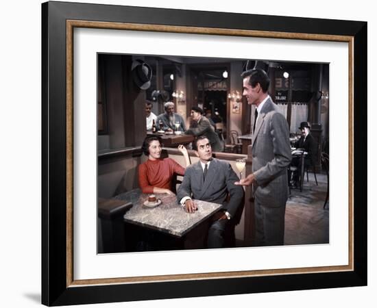 Le Soleil se leve aussi SUN ALSO RISES by HenryKing with Ava Gardner, Tyrone Power and Mel Ferrer, -null-Framed Photo