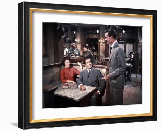 Le Soleil se leve aussi SUN ALSO RISES by HenryKing with Ava Gardner, Tyrone Power and Mel Ferrer, -null-Framed Photo