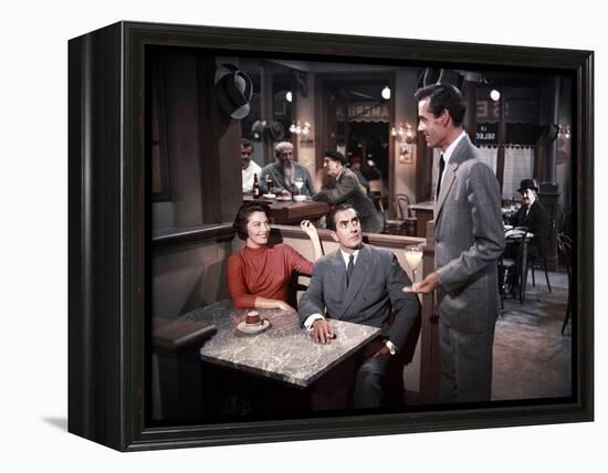 Le Soleil se leve aussi SUN ALSO RISES by HenryKing with Ava Gardner, Tyrone Power and Mel Ferrer, -null-Framed Stretched Canvas