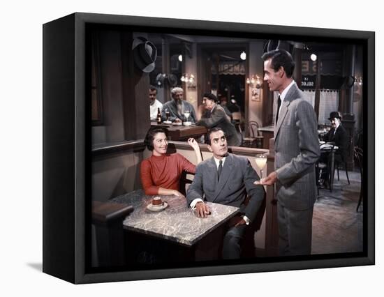 Le Soleil se leve aussi SUN ALSO RISES by HenryKing with Ava Gardner, Tyrone Power and Mel Ferrer, -null-Framed Stretched Canvas