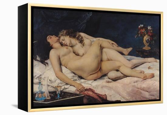 Le Sommeil, 1866-Gustave Courbet-Framed Premier Image Canvas